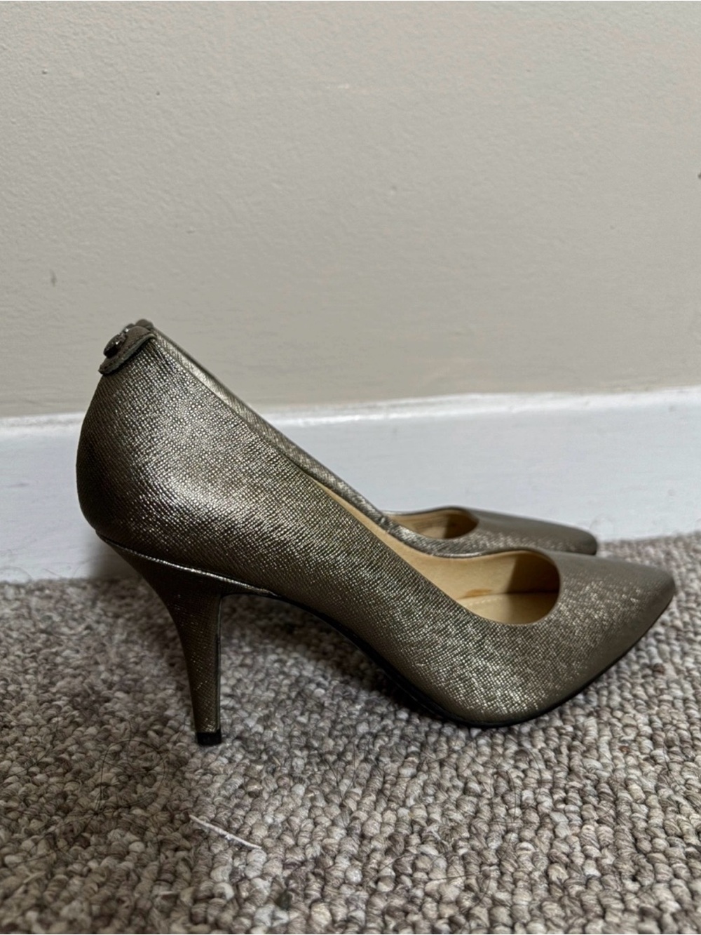 MICHAEL Michael Kors Metallic Bronze Pointed-Toe Pumps